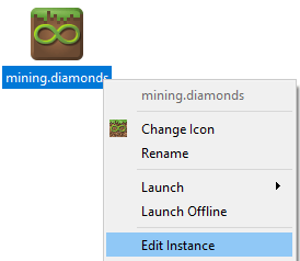Edit Instance