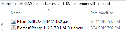 Download and extract all mods into new folder